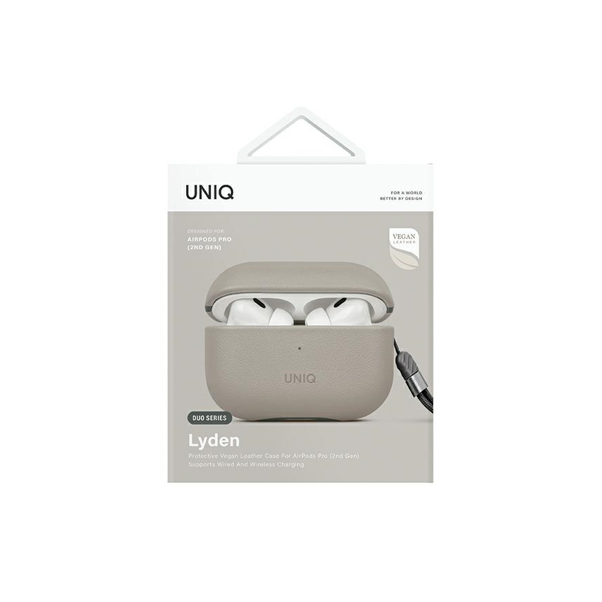 UNIQ Lyden DS case for AirPods Pro 2nd gen (2022/2023) beige-green/ivory-lichen green – 2
