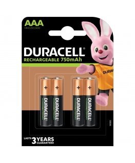 Duracell AAA (4pcs) Įkraunama baterija Nikelio-metalo hidridas (NiMH)