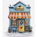 Luca S Embroidery Cross-Stitch Kit "Bakery" 17x20 cm SB1430 Luca S Embroidery Cross-Stitch Kit "Bakery" 17x20 cm SB1430