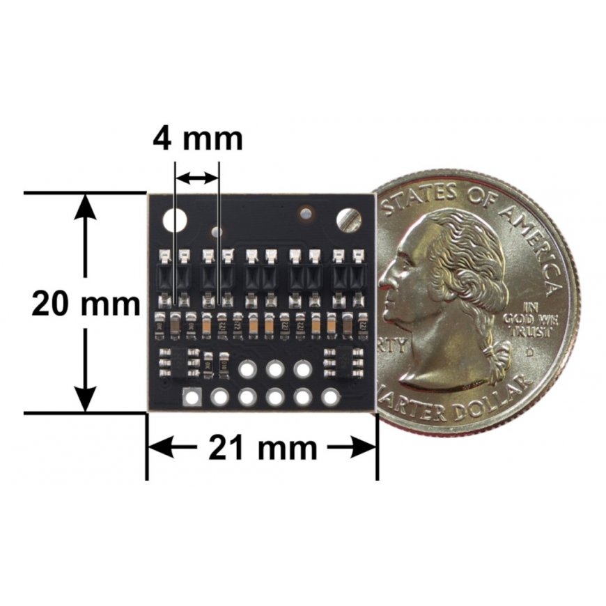 QTR-HD-05RC Reflective Sensor Array, 5 Channels, Digital, Pololu 4105 – 2