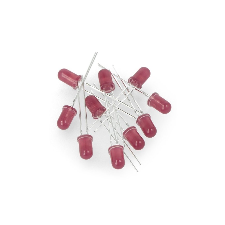 Oem 5 mm violetiniai LED - 10 vnt.