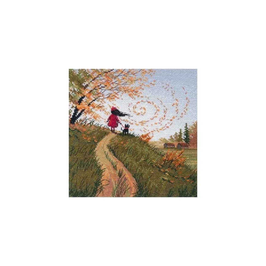 Beldizart Cross-Stitch Kit "Autumn Breeze" 18 × 18 cm S1664