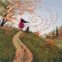 Beldizart Krustdūra izšuvumu komplekts „Rudens vējš“ 18 × 18 cm S1664 Beldizart Krustdūra izšuvumu komplekts „Rudens vējš“ 18 × 18 cm S1664