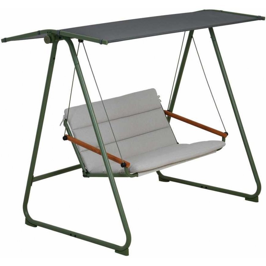 Home4You Sodo sūpynės MASSIOM 2-seater, green