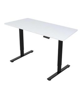 Home4You Стол ERGO FIT с 1 двигателем 120x60x71,5-116 см, черный