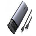 Ugreen 10902 saugojimo diskų korpusas SSD korpusas Pilka M.2 Ugreen 10902 saugojimo diskų korpusas SSD korpusas Pilka M.2
