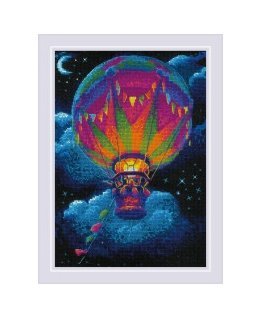 UAB Riolis krusts stitching kit. "Karstais gaisa balons" 21x30 cm SR2290