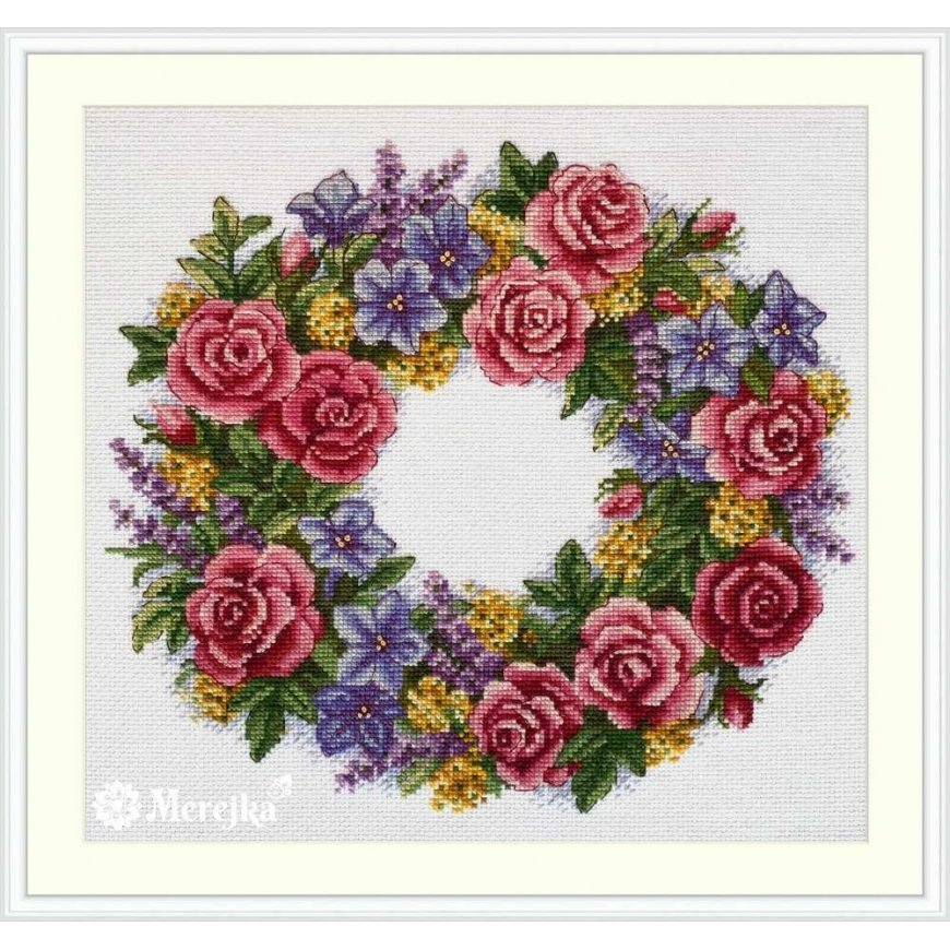 Luca S Embroidery Set "Welcome Home!" 22x22 cm SB1433 – 2