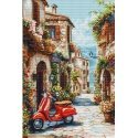 Luca S Cross Stitch Kit. "Italy in Floral Scents" 32 x 48 cm SBU5095 Luca S Cross Stitch Kit. "Italy in Floral Scents" 32 x 48 cm SBU5095