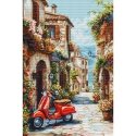 Luca S Kryželiu siuvinėjimo rinkinys. „Italija gėlių kvapuose“ 32 x 48 cm SBU5095 Luca S Kryželiu siuvinėjimo rinkinys. „Italija gėlių kvapuose“ 32 x 48 cm SBU5095