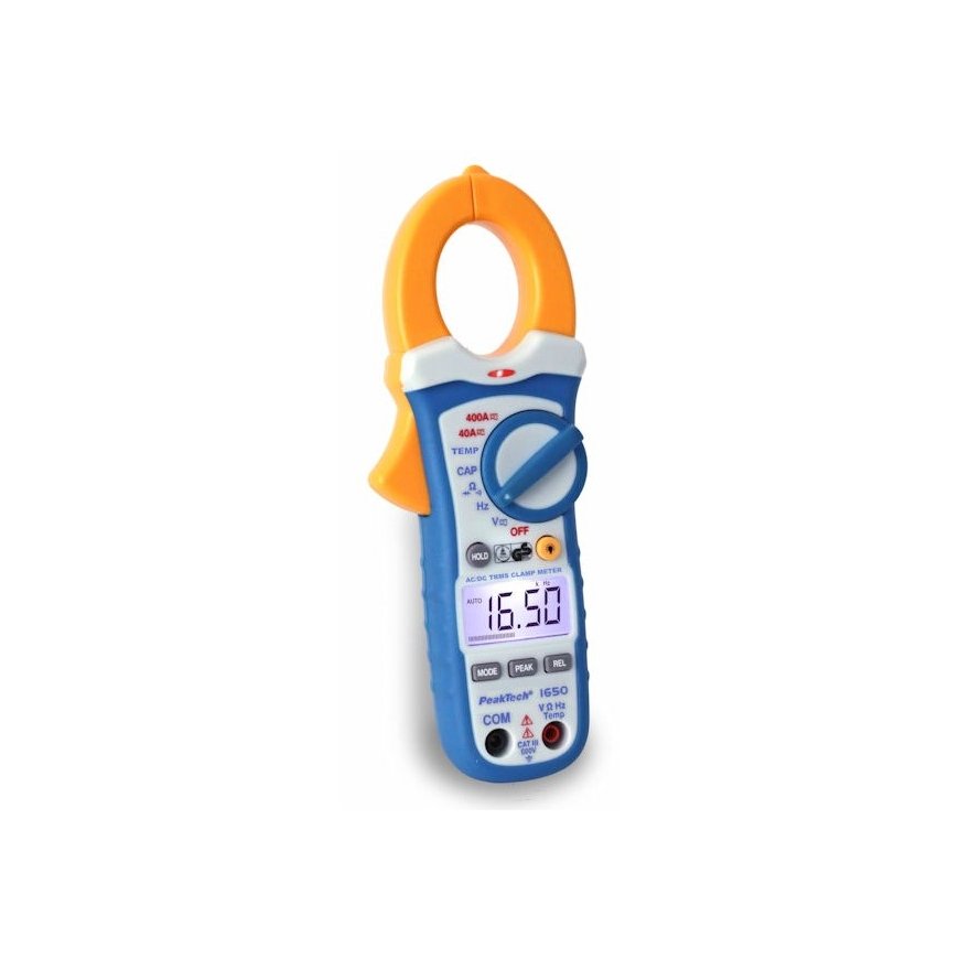 TrueRMS 400 A AC/DC PeakTech 1650 klamprite mõõtur – 2