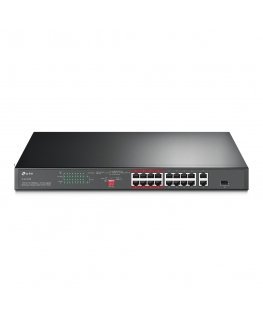 TP-Link TL-SL1218P võrgulüliti Mittejuhitav Gigabit Ethernet (10/100/1000) Power over Ethernet tugi 1U Must