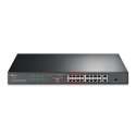TP-Link TL-SL1218P verkkokytkin Hallitsematon Gigabit Ethernet (10/100/1000) Power over Ethernet -tu