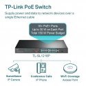 TP-Link TL-SL1218P tīkla pārslēgs Nepārvaldīts Gigabit Ethernet (10/100/1000) Power over Ethernet (P