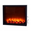 Vilde Elektrinis židinys LED, metalinis, juodas, 41x25 cm Vilde Elektrinis židinys LED, metalinis, juodas, 41x25 cm