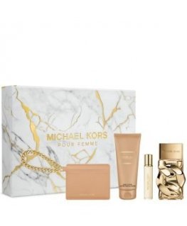 Парфюмированная вода Michael Kors Pour Femme, распылитель, 100 мл, набор из 4 предметов