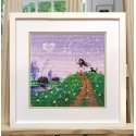Beldizart Cross Stitch Embroidery Kit "Spring Breeze" 18x18 cm S1675 Beldizart Cross Stitch Embroidery Kit "Spring Breeze" 18x18 cm S1675