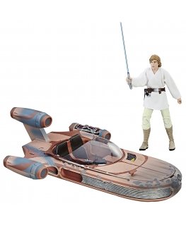 Hasbro Star Wars Landspeeder + Luke Skywalker figure