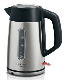 Bosch TWK4P440 vedenkeitin 1,7 L 2400 W musta, Ruostumaton teräs