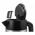 Bosch TWK4P440 elektriskās tējkanna 1,7 L 2400 W Melns, Nerūsējošs tērauds Bosch TWK4P440 elektriskās tējkanna 1,7 L 2400 W Melns, Nerūsējošs tērauds