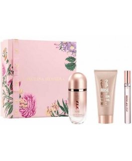 Carolina Herrera 212 Vip Rose Eau De Parfum Purškiklis, 80 ml Rinkinys 3 Vnt.