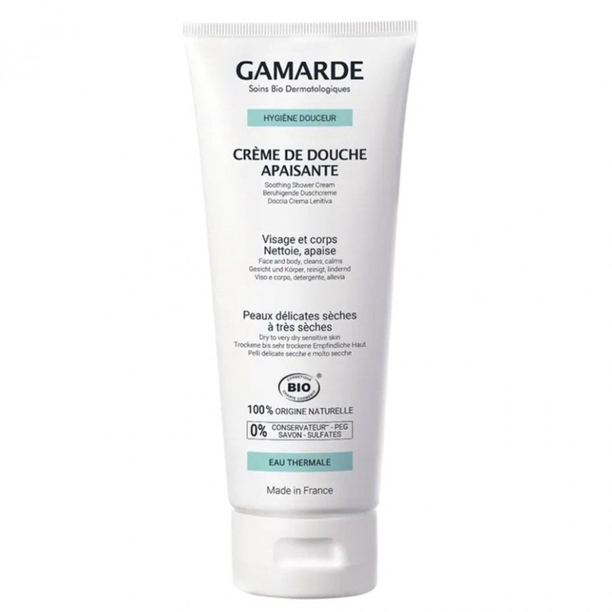 Gamarde, Hygiene, Bio, Calming, Shower Cream, 200 ml