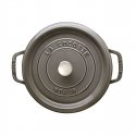 Staub 40500-246-0 kastrul 3,8 l Ümmargune Grafiit, Hall Staub 40500-246-0 kastrul 3,8 l Ümmargune Grafiit, Hall