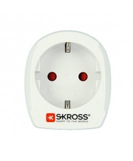 Skross 1.500203-E power plug adapter Type B Universal White