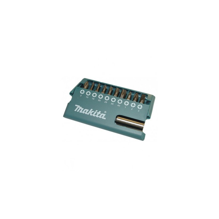 Makita skrūvju uzgaļu komplekts 11 gab. (PH2, PZ1, PZ2, PZ3, T10, T15, T20, T25, T30, T40) D-31756