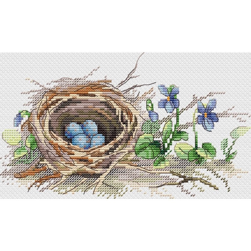 Beldizart Cross Stitch Kit "By the Forest Edge" 12*20 cm SM-1233 – 2