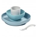 BEABA SILICONE 4 PCS. LUNCH SET, TERRACOTTA