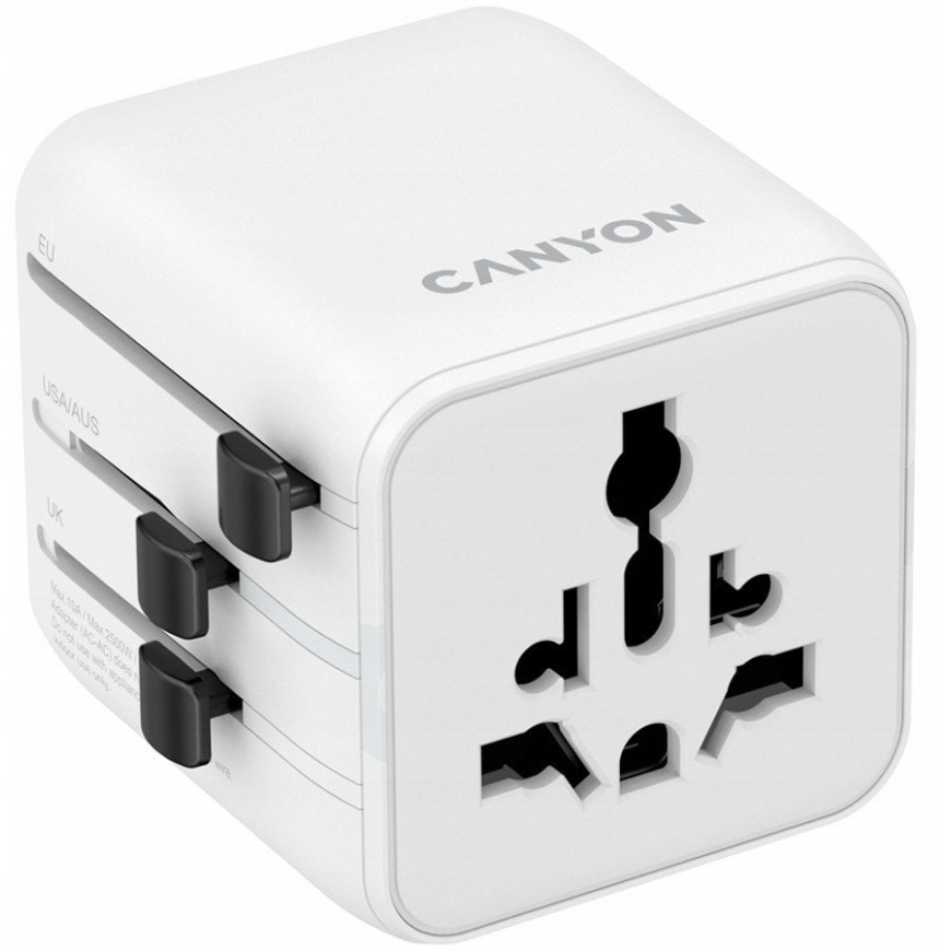 CANYON Travel Adapter OnTour One EU|UK|US|AUS