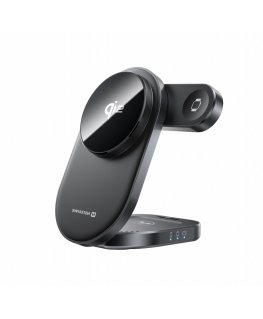 Swissten MagBase 3in1 Foldable Wireless Qi2 Charger (MagSafe compatible)