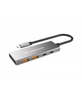 Conceptronic HUBBIES15G хаб-разветвитель USB 3.2 Gen 2 (3.1 Gen 2) Type-C 10000 Мбит/с Серый