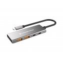 Conceptronic HUBBIES15G keskitin USB 3.2 Gen 2 (3.1 Gen 2) Type-C 10000 Mbit/s Harmaa Conceptronic HUBBIES15G keskitin USB 3.2 Gen 2 (3.1 Gen 2) Type-C 10000 Mbit/s Harmaa
