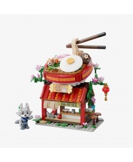 Pantasy Kungfu Panda Mini Street View - Zhen's Ramen Stall Construction Set