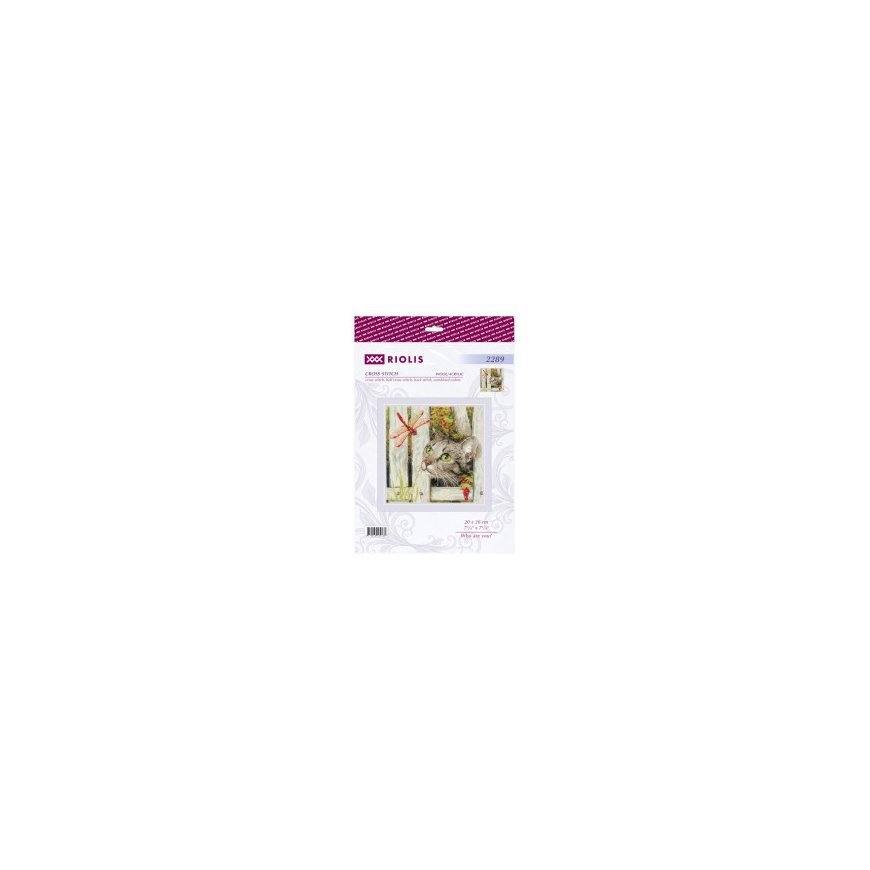 Riolis Cross Stitch Kit. "Hedgehogs during Harvest" 20x20 cm SRA1021