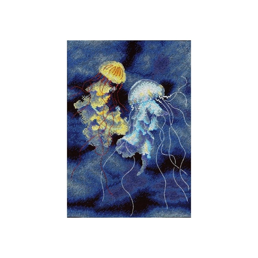 Beldizart Cross-Stitch Embroidery Kit "Underwater Magic" 25*18 cm SNV-887