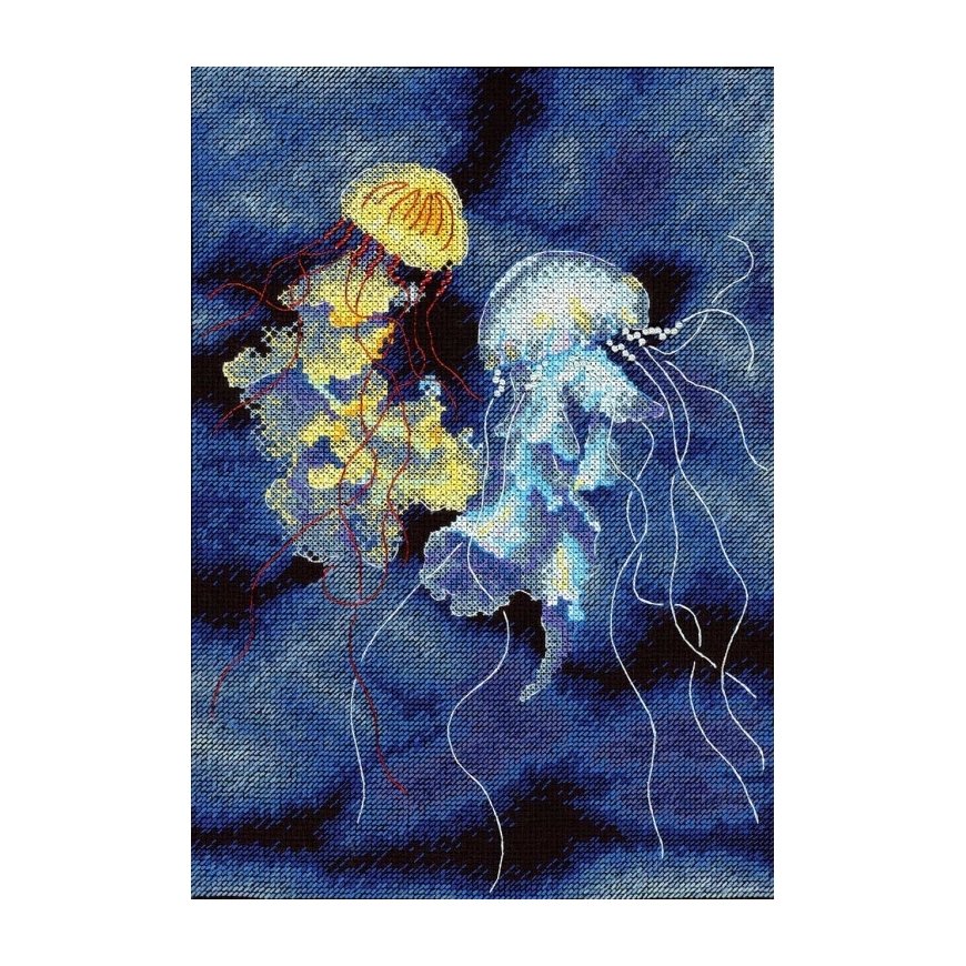 Beldizart Cross-Stitch Embroidery Kit "Underwater Magic" 25*18 cm SNV-887 – 2