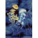 Beldizart Cross-Stitch Embroidery Kit "Underwater Magic" 25*18 cm SNV-887