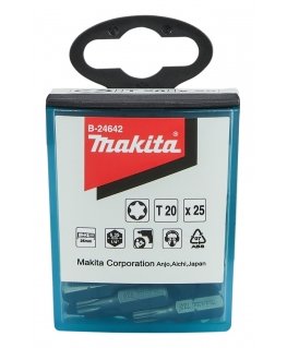 Makita B-24642 Screwdriver Bit T20x25mm (25)
