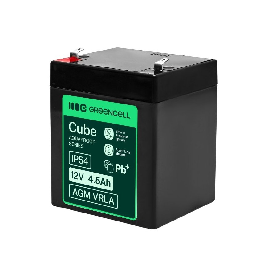 Green Cell AGM12V4-5AH-H UPS akumuliatorius Rūgštinis akumuliatorius (VRLA) 12 V 4,5 Ah – 3