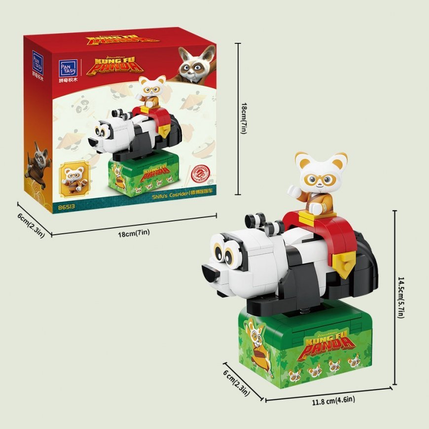 Pantasy KungFu Panda Shifu Cosrider būvniecības