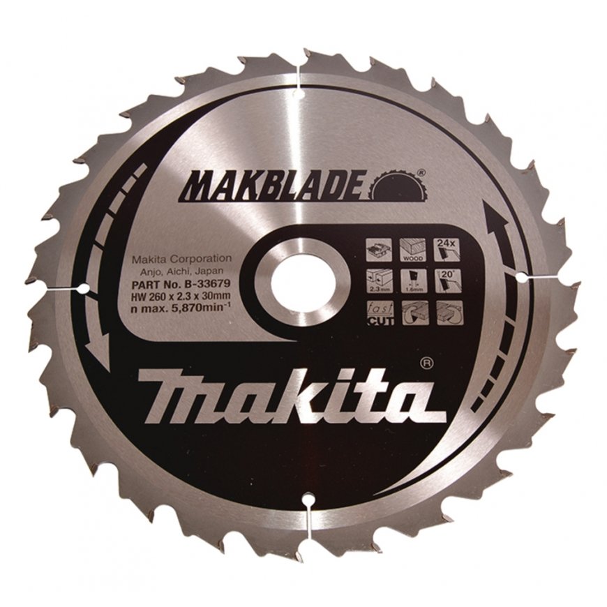 Makita B-33679 pyörösahanterä 26 cm 1 kpl