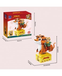 Pantasy KungFu Panda Tigressin Cosrider-rakennussarja