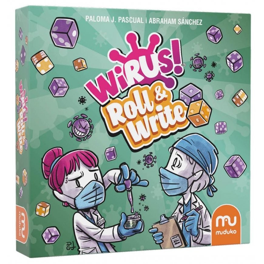 MUDUKO GRY - FABRYKA KRAKÓW Vīruss! Roll&Write MUDUKO – 2
