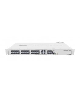 Mikrotik CRS328-4C-20S-4S+RM tinklo komutatorius Valdomas L2/L3 1U Balta