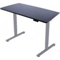 Home4You Table ERGO FIT with 1 motor 120x60xH71.5-116 cm, black/silver grey Home4You Table ERGO FIT with 1 motor 120x60xH71.5-116 cm, black/silver grey