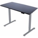 Home4You Table ERGO FIT with 1 motor 120x60xH71.5-116 cm, black/silver grey Home4You Table ERGO FIT with 1 motor 120x60xH71.5-116 cm, black/silver grey