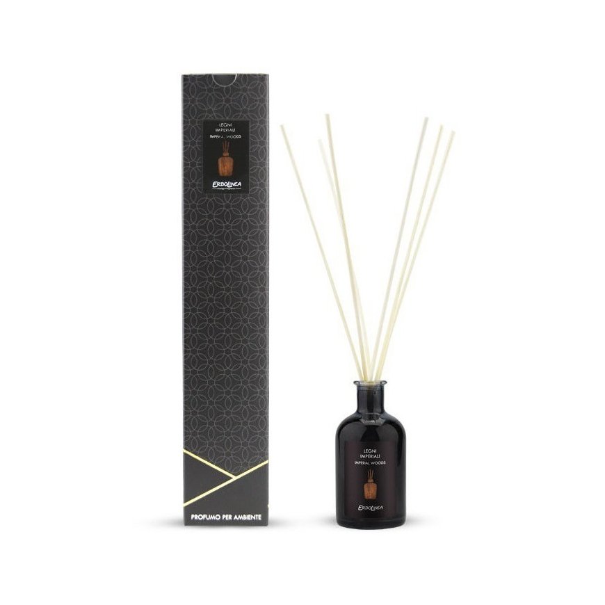 Huoneilman raikastin sauvalla Erbolinea Prestige Legni Imperiali ERBAMBLEGNI250, 250 ml